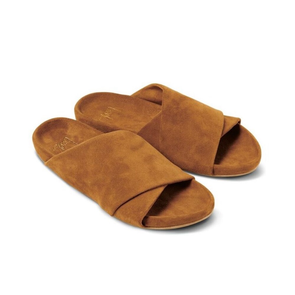 New Beek Kea Suede Sandals -Carmel Size 9